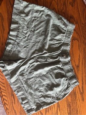 Loft Fashion High Waist Olive Green Shorts